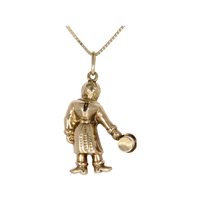Pendant Soprana Gioielleria in Gold UOMO CON TUBA - UOMO CON TUBA